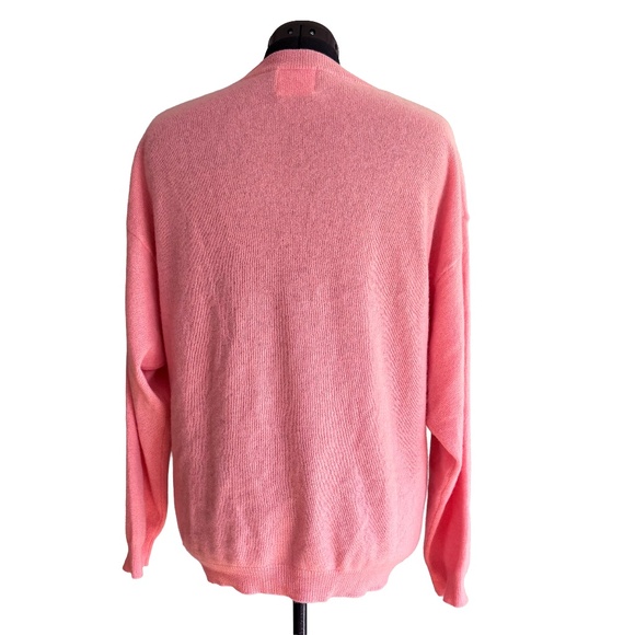 CRUSH Cashmere Pink Button-Up Cardigan - Picture 3 of 12